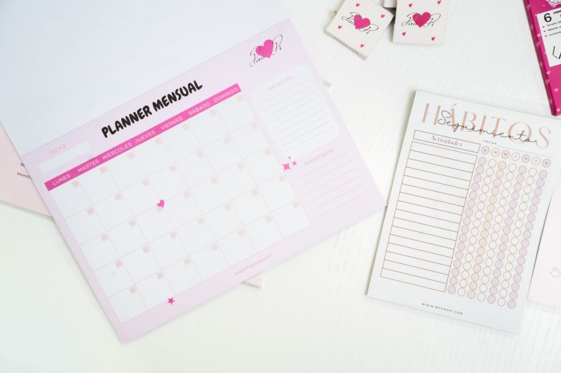 Planner mensual A5